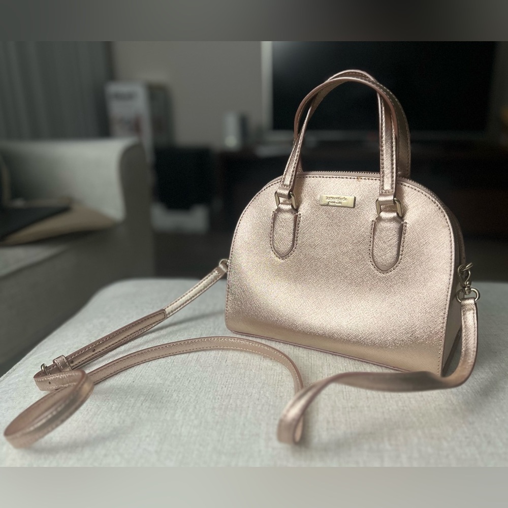 NWT Kate Spade Mini Riley Laurel Way Rose Gold